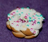 Dollhouse Miniature Christmas Bread
